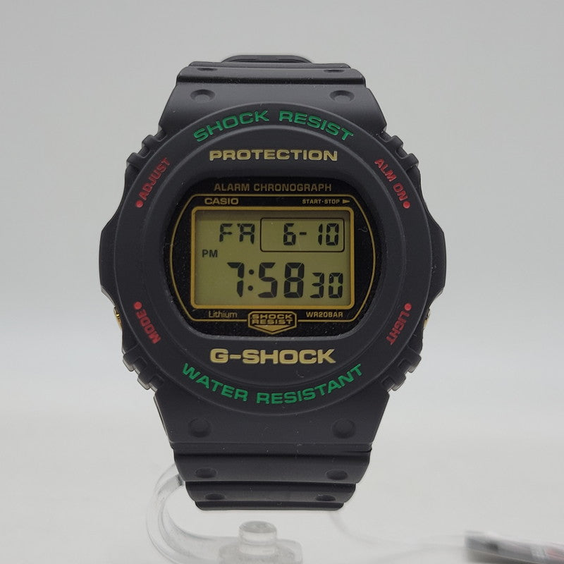 【中古品】【メンズ/レディース】 G-SHOCK ジーショック DIGITAL QUARTZ DW-5700TH-1DR デジタルクォーツ 腕時計 196-260523-as-12-izu カラー：ブラック 万代Net店