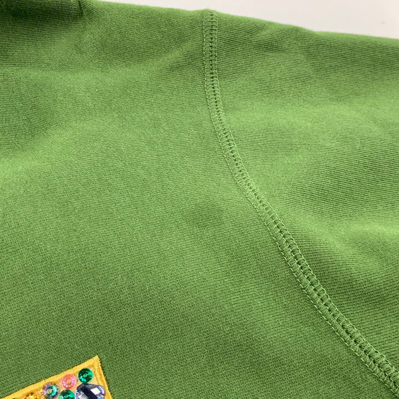 【中古品】【メンズ】 Supreme シュプリーム 20FW JEWELS HOODED SWEATSHIRT ジュエルズ フーデッド スウェットシャツ トップス 長袖 149-260515-cs-02-izu サイズ：M カラー：グリーン 万代Net店