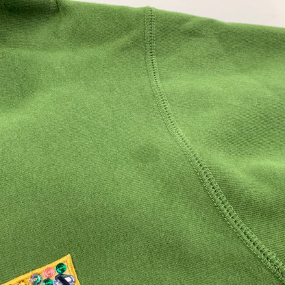 【中古品】【メンズ】 Supreme シュプリーム 20FW JEWELS HOODED SWEATSHIRT ジュエルズ フーデッド スウェットシャツ トップス 長袖 149-260515-cs-02-izu サイズ：M カラー：グリーン 万代Net店