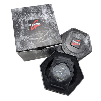 【中古美品】【メンズ/レディース】 G-SHOCK ジーショック QUARTZ WATCH GA-100-1A1ER クォーツ 腕時計 196-260523-as-13-izu カラー：ブラック 万代Net店