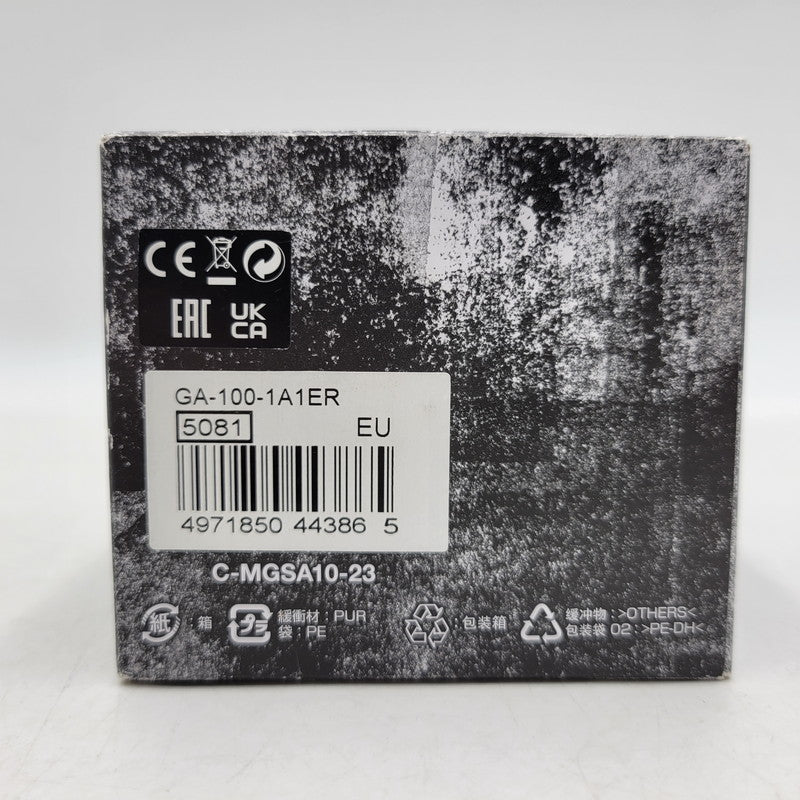 【中古美品】【メンズ/レディース】 G-SHOCK ジーショック QUARTZ WATCH GA-100-1A1ER クォーツ 腕時計 196-260523-as-13-izu カラー：ブラック 万代Net店