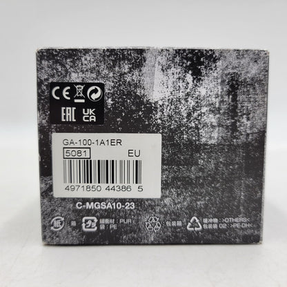 【中古美品】【メンズ/レディース】 G-SHOCK ジーショック QUARTZ WATCH GA-100-1A1ER クォーツ 腕時計 196-260523-as-13-izu カラー：ブラック 万代Net店