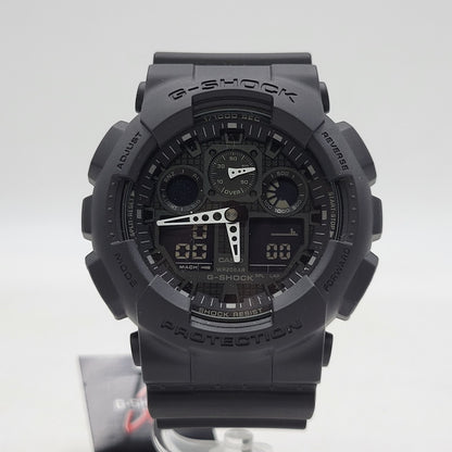 【中古美品】【メンズ/レディース】 G-SHOCK ジーショック QUARTZ WATCH GA-100-1A1ER クォーツ 腕時計 196-260523-as-13-izu カラー：ブラック 万代Net店