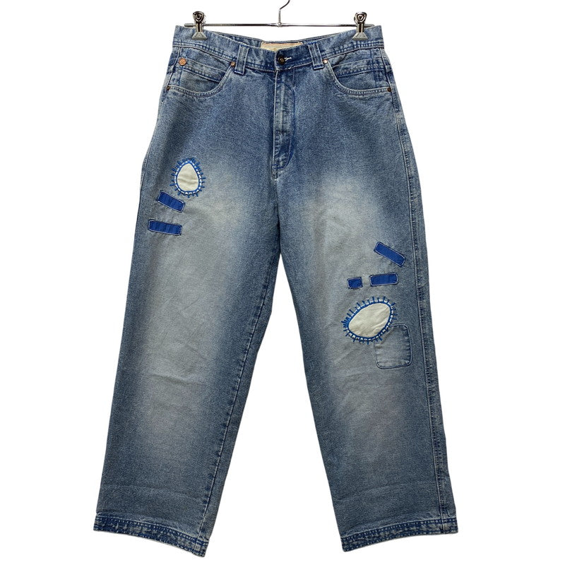 【中古品】【メンズ】 CLENCH クリンチ PATCH DENIM PANTS パッチ デニム パンツ ボトムス ズボン 157-260719-cs-10-izu サイズ：34 カラー：インディゴ 万代Net店
