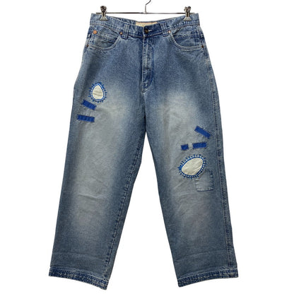 【中古品】【メンズ】 CLENCH クリンチ PATCH DENIM PANTS パッチ デニム パンツ ボトムス ズボン 157-260719-cs-10-izu サイズ：34 カラー：インディゴ 万代Net店