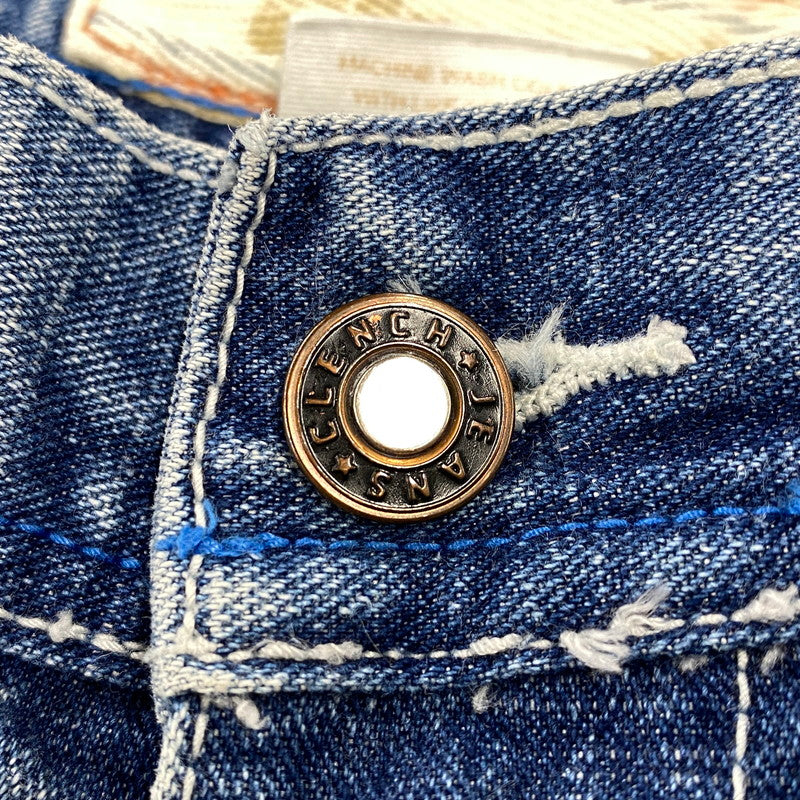 【中古品】【メンズ】 CLENCH クリンチ PATCH DENIM PANTS パッチ デニム パンツ ボトムス ズボン 157-260719-cs-10-izu サイズ：34 カラー：インディゴ 万代Net店