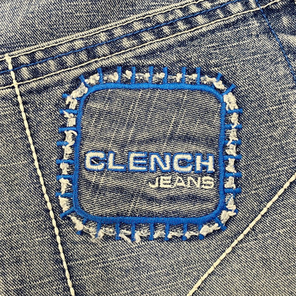 【中古品】【メンズ】 CLENCH クリンチ PATCH DENIM PANTS パッチ デニム パンツ ボトムス ズボン 157-260719-cs-10-izu サイズ：34 カラー：インディゴ 万代Net店