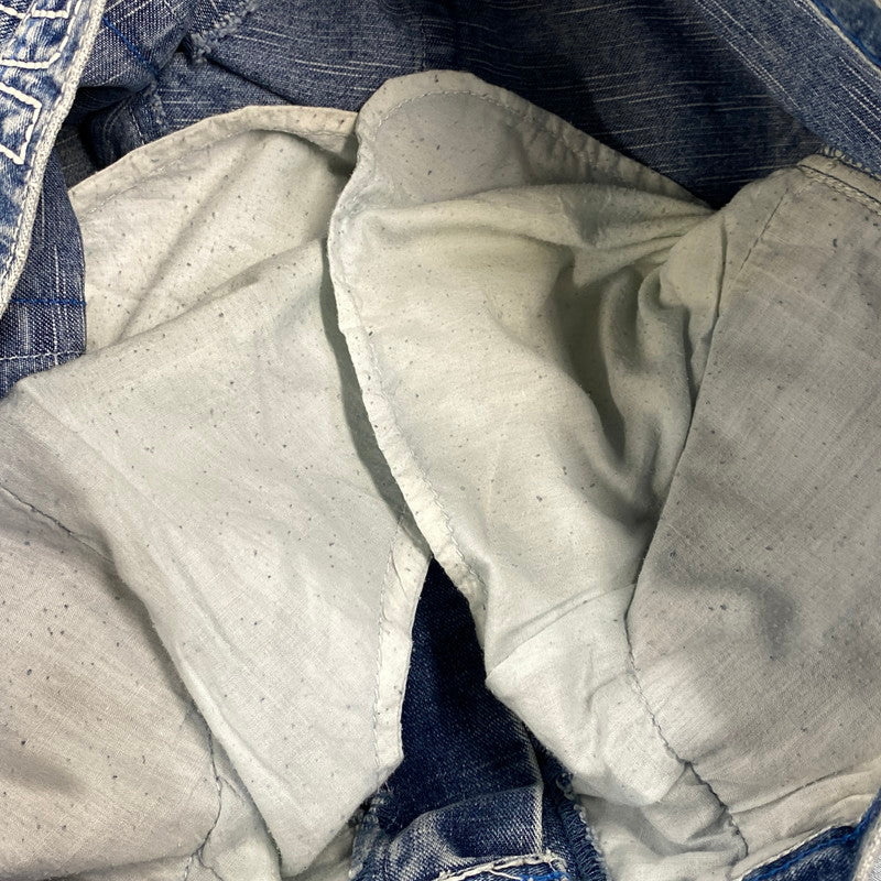 【中古品】【メンズ】 CLENCH クリンチ PATCH DENIM PANTS パッチ デニム パンツ ボトムス ズボン 157-260719-cs-10-izu サイズ：34 カラー：インディゴ 万代Net店
