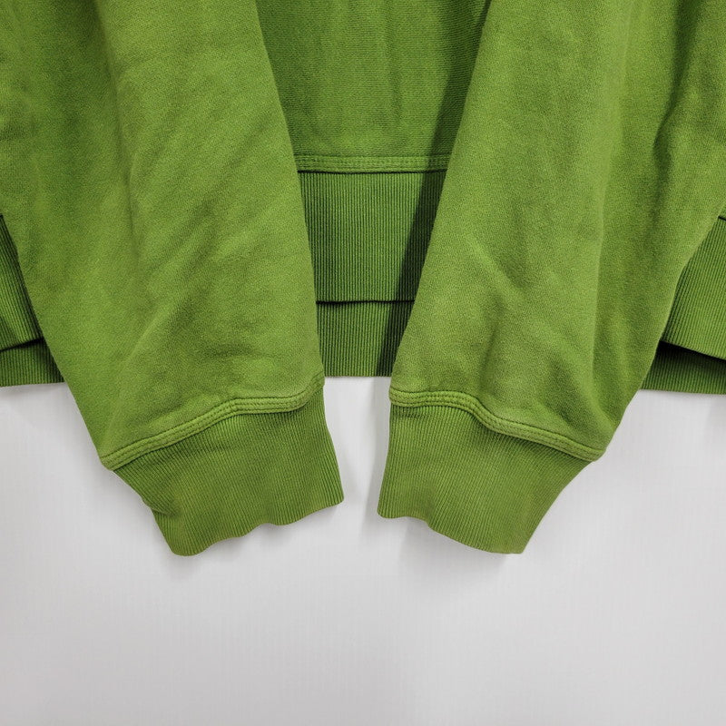 【現状渡し品】【メンズ】 STUSSY ステューシー LOGO 刺繍 SWEAT SHIRT ロゴ刺繍 スウェット シャツ トップス 142-260605-kh-11-izu サイズ：XL カラー：グリーン 万代Net店