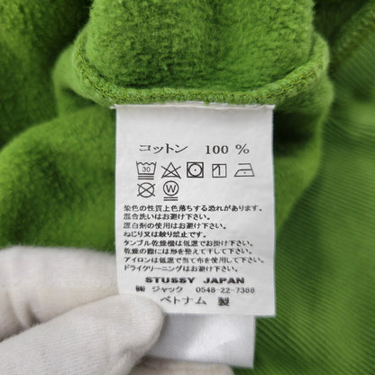 【現状渡し品】【メンズ】 STUSSY ステューシー LOGO 刺繍 SWEAT SHIRT ロゴ刺繍 スウェット シャツ トップス 142-260605-kh-11-izu サイズ：XL カラー：グリーン 万代Net店