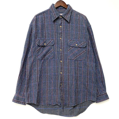 【中古品】【メンズ】 CONE SPORTSWEAR コーン 2-POCKET COTTON CHECK SHIRT A472-SE005Ｍ 2ポケット コットン チェックシャツ 長袖 146-260610-as-08-izu サイズ：L カラー：マルチカラー 万代Net店