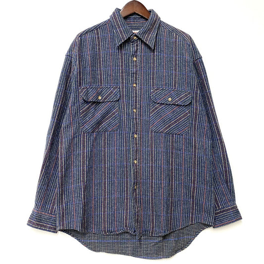 【中古品】【メンズ】 CONE SPORTSWEAR コーン 2-POCKET COTTON CHECK SHIRT A472-SE005Ｍ 2ポケット コットン チェックシャツ 長袖 146-260610-as-08-izu サイズ：L カラー：マルチカラー 万代Net店