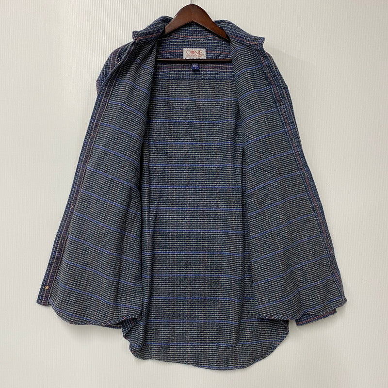 【中古品】【メンズ】 CONE SPORTSWEAR コーン 2-POCKET COTTON CHECK SHIRT A472-SE005Ｍ 2ポケット コットン チェックシャツ 長袖 146-260610-as-08-izu サイズ：L カラー：マルチカラー 万代Net店