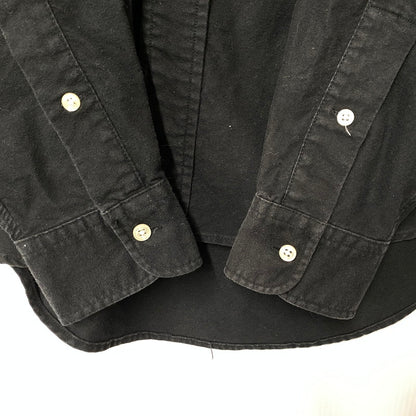 【中古品】【メンズ】 RALPH LAUREN ラルフローレン CUSTOM FIT PURPLE PONY L/S SHIRT パープルポニー ロングスリーブ シャツ 長袖 146-260524-as-34-izu サイズ：M カラー：ブラック 万代Net店