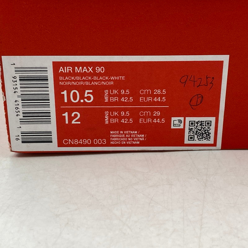 【中古品】【メンズ】 NIKE ナイキ CN8490-003 AIR MAX エア マックス 90 RECRAFT リクラフト スニーカー シューズ 靴 160-260525-ya-04-izu サイズ：28.5cm カラー：TRIPLE BLACK 万代Net店