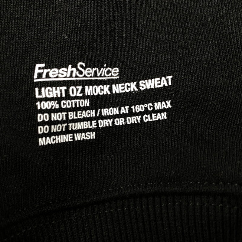 【中古品】【メンズ】 FreshService フレッシュサービス LIGHT OZ MOCK NECK SWEAT FSC261-70222B モックネックスウェット 140-260524-as-35-izu サイズ：M カラー：ブラック 万代Net店