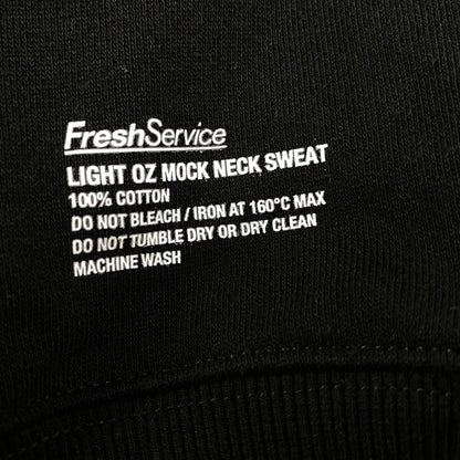 【中古品】【メンズ】 FreshService フレッシュサービス LIGHT OZ MOCK NECK SWEAT FSC261-70222B モックネックスウェット 140-260524-as-35-izu サイズ：M カラー：ブラック 万代Net店