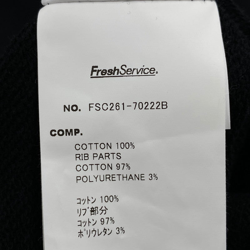 【中古品】【メンズ】 FreshService フレッシュサービス LIGHT OZ MOCK NECK SWEAT FSC261-70222B モックネックスウェット 140-260524-as-35-izu サイズ：M カラー：ブラック 万代Net店