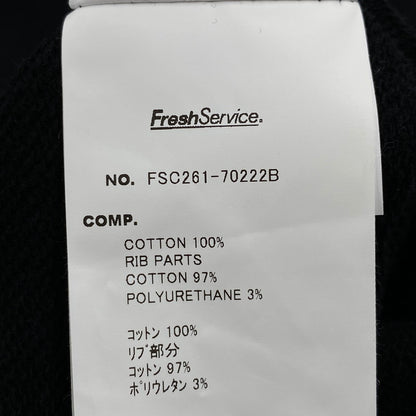 【中古品】【メンズ】 FreshService フレッシュサービス LIGHT OZ MOCK NECK SWEAT FSC261-70222B モックネックスウェット 140-260524-as-35-izu サイズ：M カラー：ブラック 万代Net店