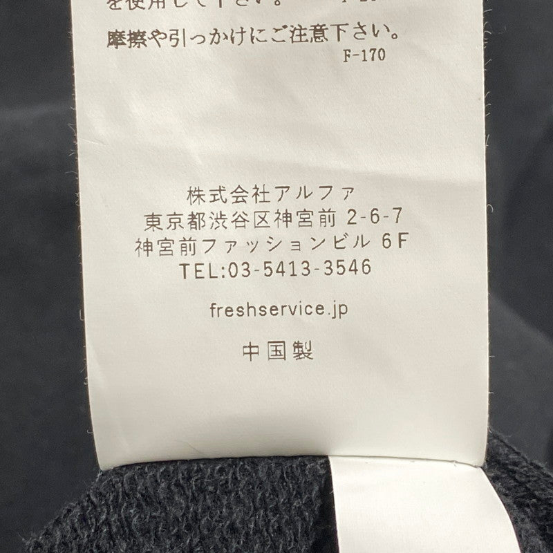 【中古品】【メンズ】 FreshService フレッシュサービス LIGHT OZ MOCK NECK SWEAT FSC261-70222B モックネックスウェット 140-260524-as-35-izu サイズ：M カラー：ブラック 万代Net店