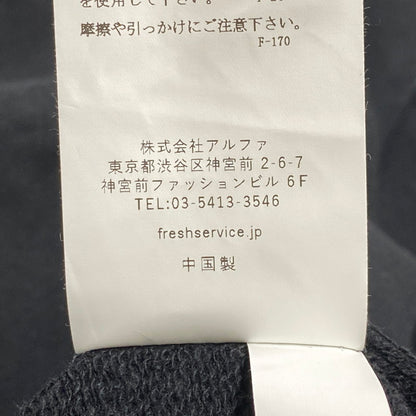 【中古品】【メンズ】 FreshService フレッシュサービス LIGHT OZ MOCK NECK SWEAT FSC261-70222B モックネックスウェット 140-260524-as-35-izu サイズ：M カラー：ブラック 万代Net店
