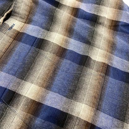 【中古品】【メンズ】 MR.OLIVE ミスターオリーブ MELANGE OMBRE CHECK OVERSIZE BOTTON DOWN SHIRT M-023105 オンブレチェック オーバーサイズ ボタンダウンシャツ 長袖 140-260524-as-27-izu サイズ：M カラー：マルチカラー 万代Net店