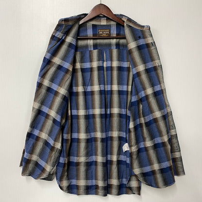 【中古品】【メンズ】 MR.OLIVE ミスターオリーブ MELANGE OMBRE CHECK OVERSIZE BOTTON DOWN SHIRT M-023105 オンブレチェック オーバーサイズ ボタンダウンシャツ 長袖 140-260524-as-27-izu サイズ：M カラー：マルチカラー 万代Net店