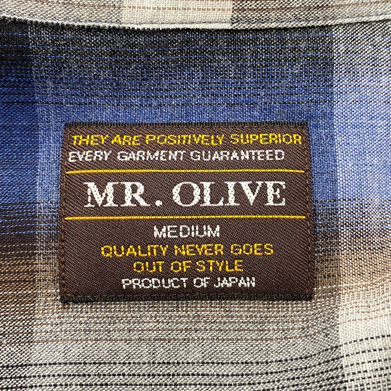 【中古品】【メンズ】 MR.OLIVE ミスターオリーブ MELANGE OMBRE CHECK OVERSIZE BOTTON DOWN SHIRT M-023105 オンブレチェック オーバーサイズ ボタンダウンシャツ 長袖 140-260524-as-27-izu サイズ：M カラー：マルチカラー 万代Net店
