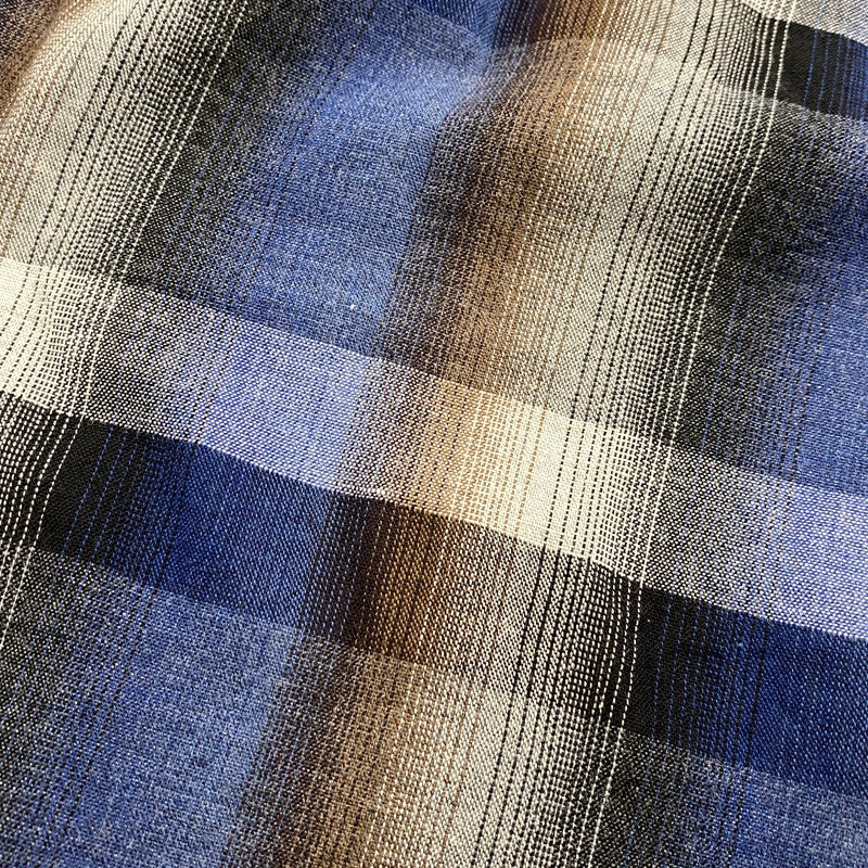 【中古品】【メンズ】 MR.OLIVE ミスターオリーブ MELANGE OMBRE CHECK OVERSIZE BOTTON DOWN SHIRT M-023105 オンブレチェック オーバーサイズ ボタンダウンシャツ 長袖 140-260524-as-27-izu サイズ：M カラー：マルチカラー 万代Net店