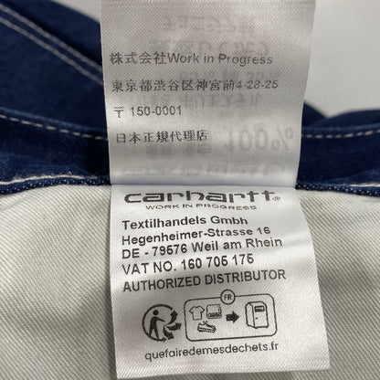 【中古品】【メンズ】 CARHARTT WIP カーハートダブリューアイピー SIMPLE PANT I022947 シンプルパンツ ボトムス 153-260524-as-32-izu サイズ：32×32 カラー：インディゴ 万代Net店