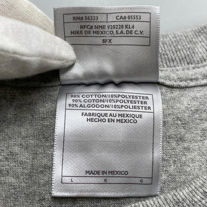 【中古品】【メンズ】 NIKE ナイキ AIR TUNED TEE 半袖 Tシャツ メキシコ製 146-260524-as-26-izu サイズ：L カラー：グレー 万代Net店