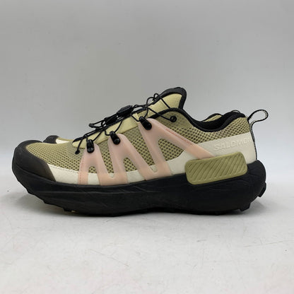 【中古品】【メンズ】 SALOMON サロモン GENESIS ADVANCED 477302 ジェネシス アドヴァンスド スニーカー シューズ 靴 162-260516-as-21-izu サイズ：27cm カラー：PALE OLIVE GREEN/BLACK/IMPATIENS PINK 万代Net店