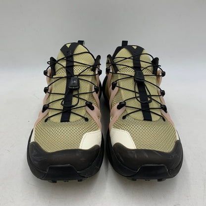 【中古品】【メンズ】 SALOMON サロモン GENESIS ADVANCED 477302 ジェネシス アドヴァンスド スニーカー シューズ 靴 162-260516-as-21-izu サイズ：27cm カラー：PALE OLIVE GREEN/BLACK/IMPATIENS PINK 万代Net店