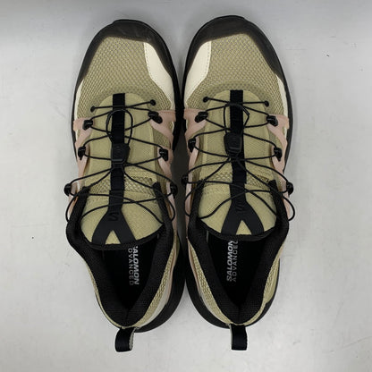 【中古品】【メンズ】 SALOMON サロモン GENESIS ADVANCED 477302 ジェネシス アドヴァンスド スニーカー シューズ 靴 162-260516-as-21-izu サイズ：27cm カラー：PALE OLIVE GREEN/BLACK/IMPATIENS PINK 万代Net店