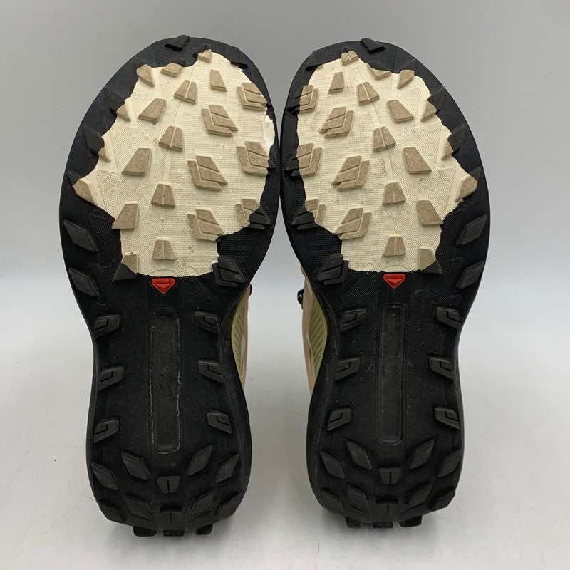 【中古品】【メンズ】 SALOMON サロモン GENESIS ADVANCED 477302 ジェネシス アドヴァンスド スニーカー シューズ 靴 162-260516-as-21-izu サイズ：27cm カラー：PALE OLIVE GREEN/BLACK/IMPATIENS PINK 万代Net店