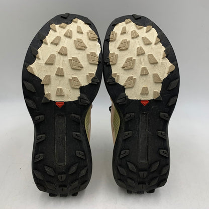 【中古品】【メンズ】 SALOMON サロモン GENESIS ADVANCED 477302 ジェネシス アドヴァンスド スニーカー シューズ 靴 162-260516-as-21-izu サイズ：27cm カラー：PALE OLIVE GREEN/BLACK/IMPATIENS PINK 万代Net店