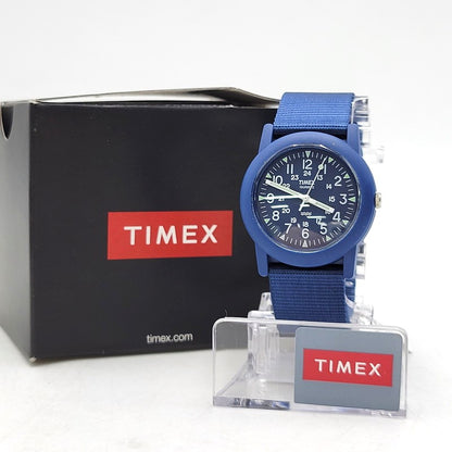 【中古美品】【メンズ/レディース】 TIMEX タイメックス T2N257 CAMPER カンペール 腕時計 時計 197-260602-ya-06-izu カラー：ブルー 万代Net店