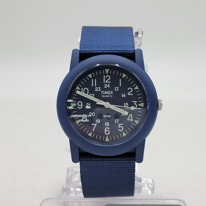 【中古美品】【メンズ/レディース】 TIMEX タイメックス T2N257 CAMPER カンペール 腕時計 時計 197-260602-ya-06-izu カラー：ブルー 万代Net店