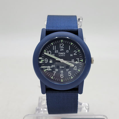 【中古美品】【メンズ/レディース】 TIMEX タイメックス T2N257 CAMPER カンペール 腕時計 時計 197-260602-ya-06-izu カラー：ブルー 万代Net店