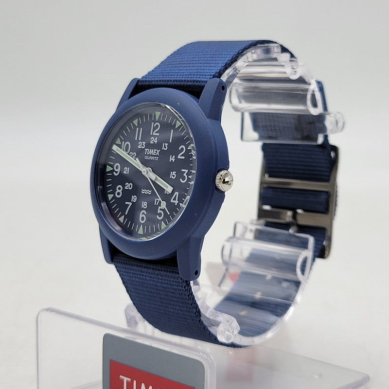 【中古美品】【メンズ/レディース】 TIMEX タイメックス T2N257 CAMPER カンペール 腕時計 時計 197-260602-ya-06-izu カラー：ブルー 万代Net店