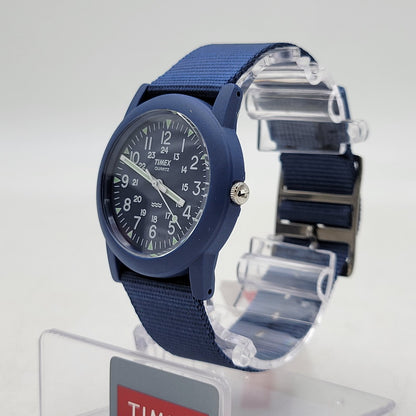 【中古美品】【メンズ/レディース】 TIMEX タイメックス T2N257 CAMPER カンペール 腕時計 時計 197-260602-ya-06-izu カラー：ブルー 万代Net店