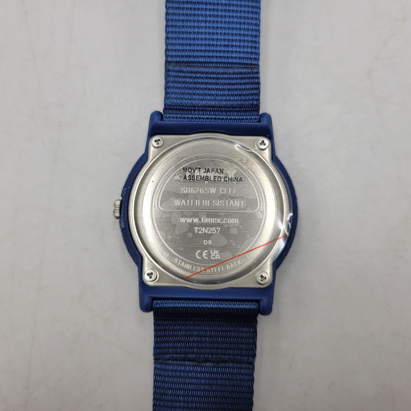 【中古美品】【メンズ/レディース】 TIMEX タイメックス T2N257 CAMPER カンペール 腕時計 時計 197-260602-ya-06-izu カラー：ブルー 万代Net店