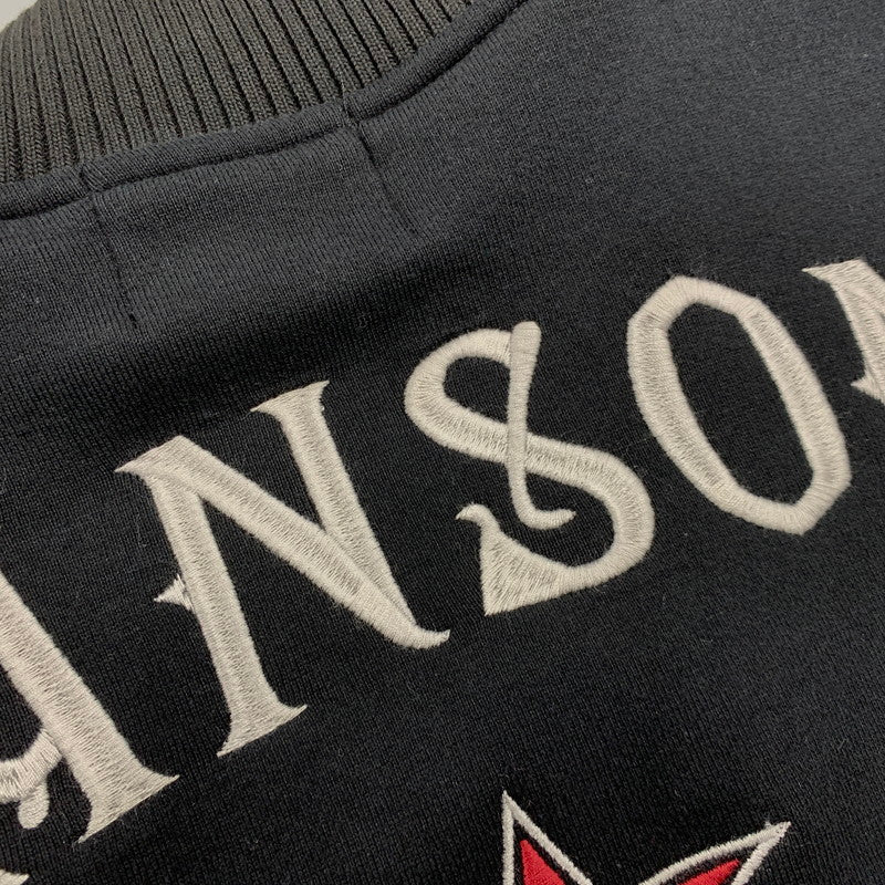 【中古美品】【メンズ】 VANSON バンソン NVSZ-2019 ボンディング MA-1 スリースター ジャケット アウター 145-260516-as-15-izu サイズ：XXL カラー：ブラック 万代Net店