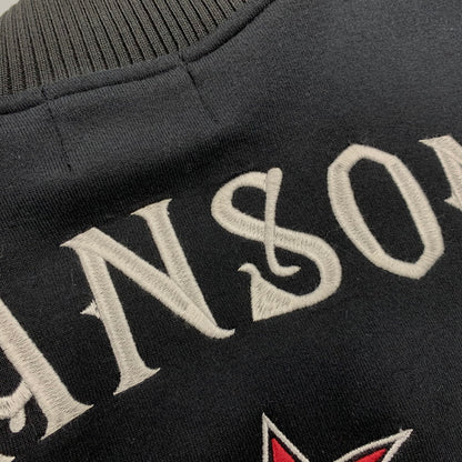 【中古美品】【メンズ】 VANSON バンソン NVSZ-2019 ボンディング MA-1 スリースター ジャケット アウター 145-260516-as-15-izu サイズ：XXL カラー：ブラック 万代Net店