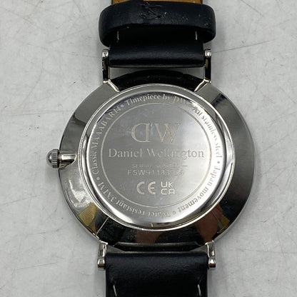 【中古品】【メンズ/レディース】 DANIEL WELLINGTON ダニエル ウェリントン DW00100832 CLASSIC DAY DATE QUARTZ クラシック デイデイト クオーツ 腕時計 時計 198-260525-ya-08-izu カラー：白×黒 万代Net店