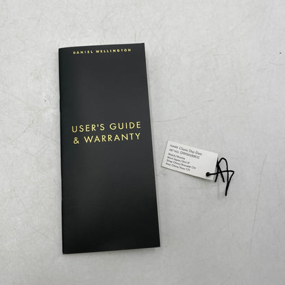 【中古品】【メンズ/レディース】 DANIEL WELLINGTON ダニエル ウェリントン DW00100832 CLASSIC DAY DATE QUARTZ クラシック デイデイト クオーツ 腕時計 時計 198-260525-ya-08-izu カラー：白×黒 万代Net店