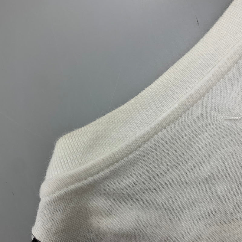 【中古品】【メンズ】 MAISON MARGIELA メゾン マルジェラ FIRE DOCKING PRINT S/S TEE S50GC0377 S21058 ファイヤー ドッキング プリント 半袖 Tシャツ 141-260516-as-12-izu サイズ：46 カラー：ホワイト系 万代Net店