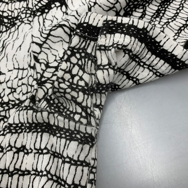 【中古品】【メンズ】 MAISON MARGIELA メゾン マルジェラ FIRE DOCKING PRINT S/S TEE S50GC0377 S21058 ファイヤー ドッキング プリント 半袖 Tシャツ 141-260516-as-12-izu サイズ：46 カラー：ホワイト系 万代Net店