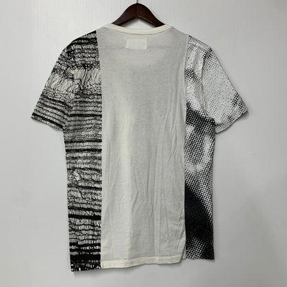 【中古品】【メンズ】 MAISON MARGIELA メゾン マルジェラ FIRE DOCKING PRINT S/S TEE S50GC0377 S21058 ファイヤー ドッキング プリント 半袖 Tシャツ 141-260516-as-12-izu サイズ：46 カラー：ホワイト系 万代Net店