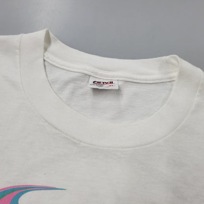 【中古品】【メンズ】 ANVIL アンビル HEXAGRAM BACK PRINT S/S TEE ヘキサグラム バックプリント 半袖Tシャツ USA製 146-260801-as-18-izu サイズ：XL カラー：ホワイト 万代Net店